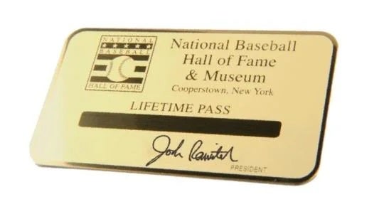 Lifetime Membership card