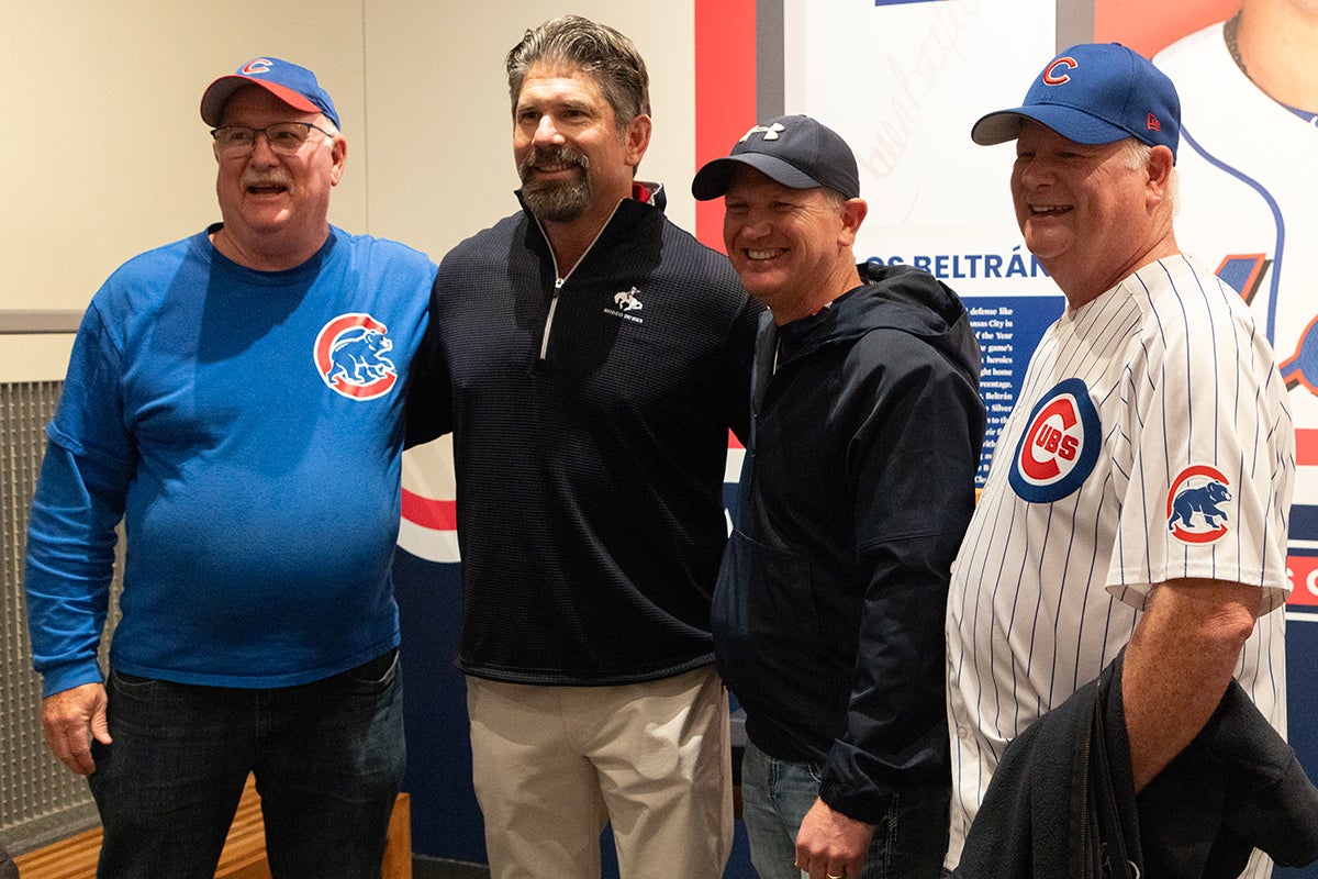 Todd Helton poses with Museum supporters