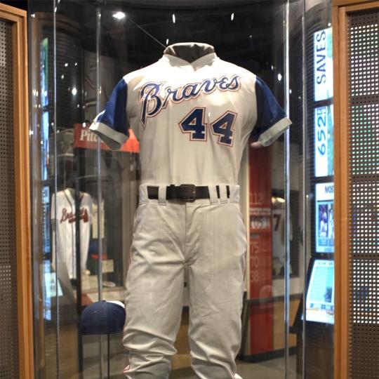 HANK AARON: HOME RUN #715 UNIFORM