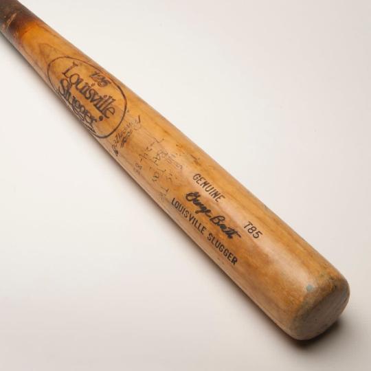 GEORGE BRETT: PINE TAR BAT