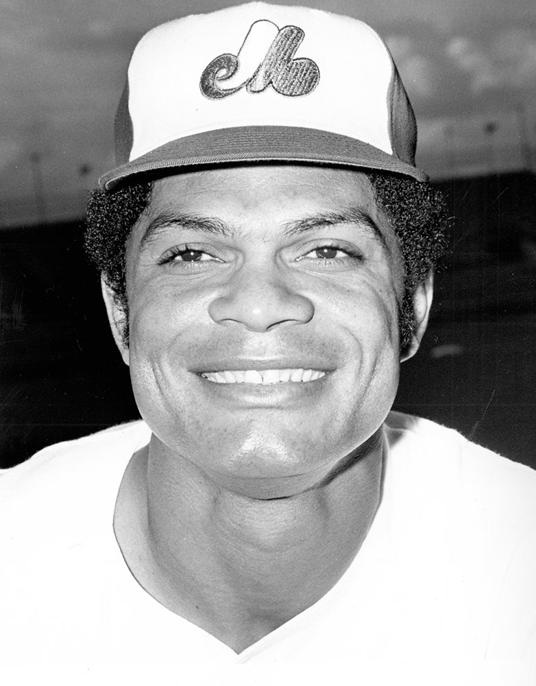 Portrait of Felipe Alou in Expos uniform