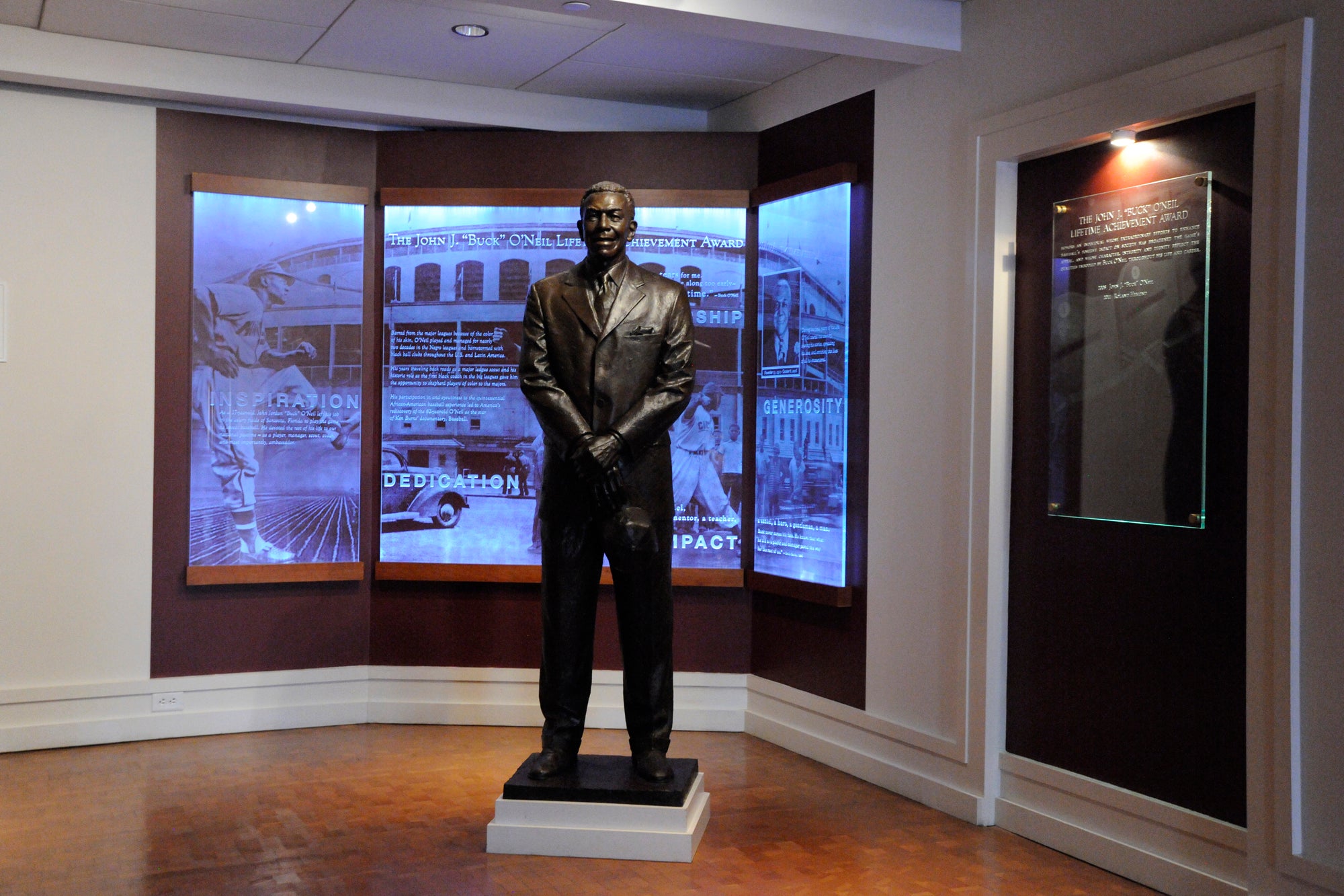 Buck O'Neil Award exhibit (Milo Stewart Jr./National Baseball Hall of Fame)